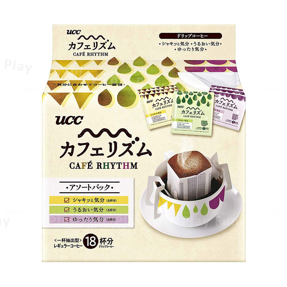UCC - Café Rhythm 雜錦滴漏咖啡 (7g x 18杯裝)