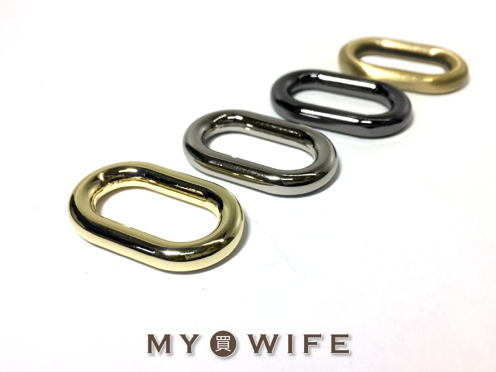 6分(20mm)合金蛋型環_4色【GY-4460】