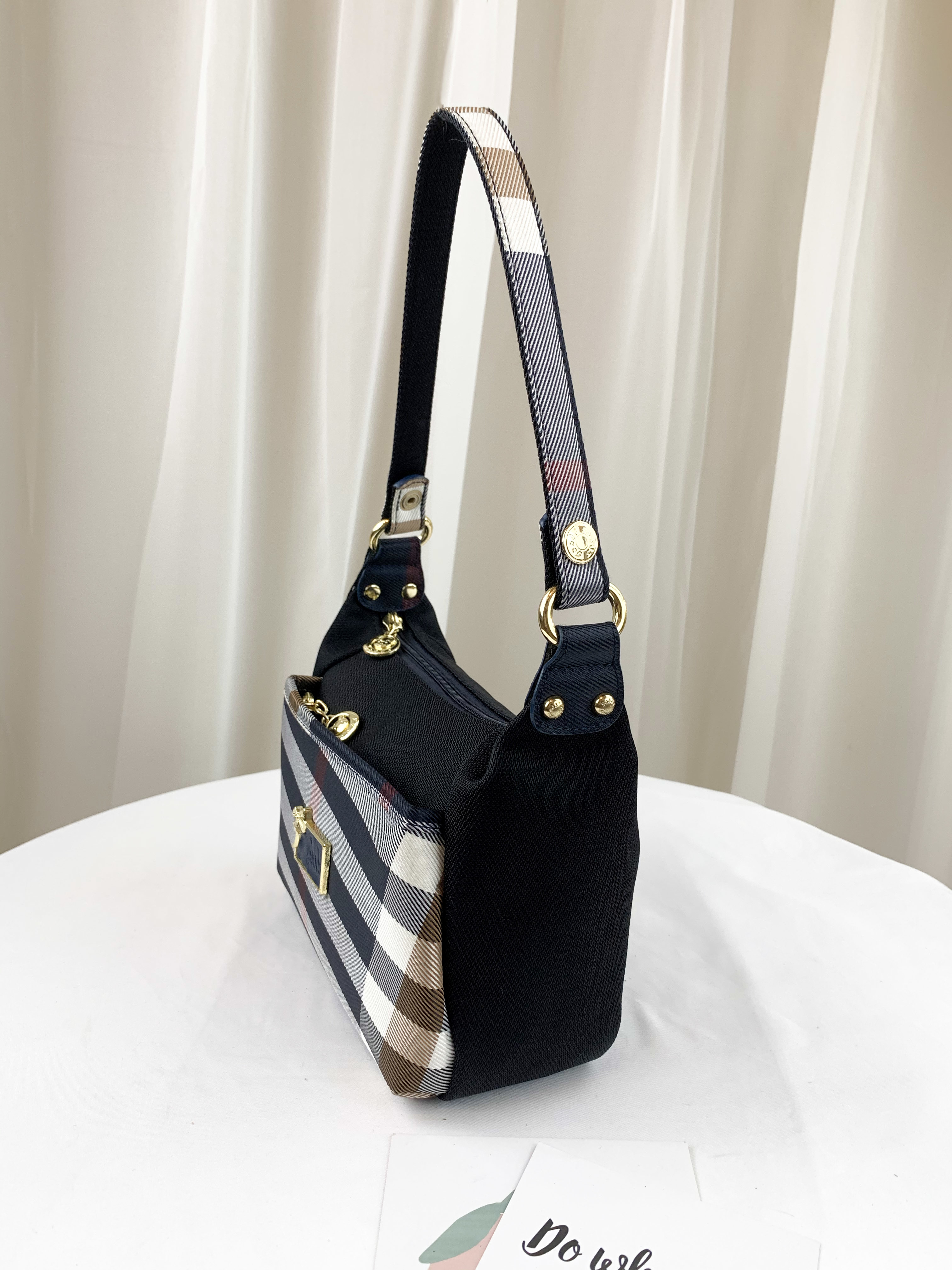 GOODS 大格黑 經典防潑水側背包 附小熊吊飾 #2503