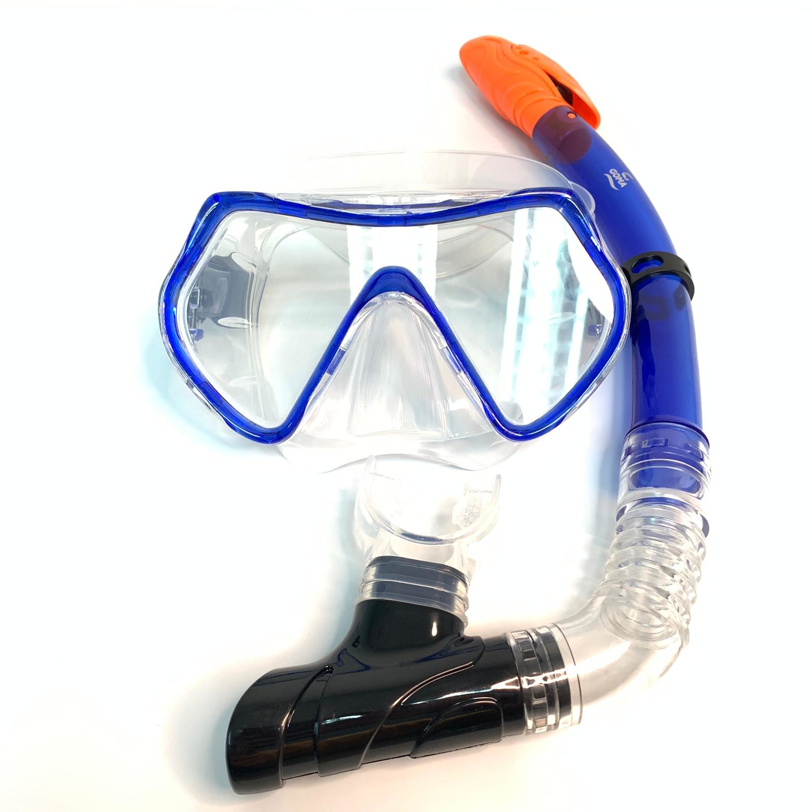 GOMA 單鏡片 成人 浮潛鏡連吸管套裝 G2621