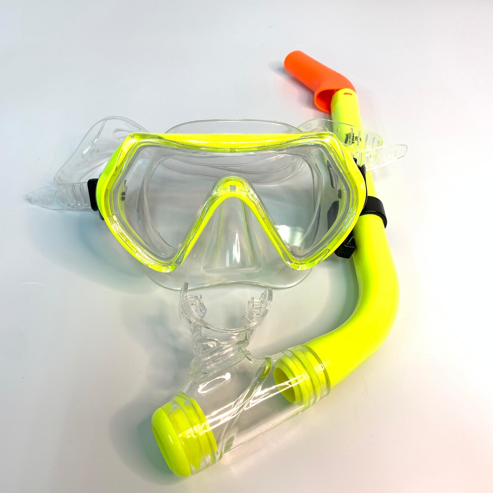 GOMA 童裝單鏡片浮潛鏡連吸管套裝 G2621RP