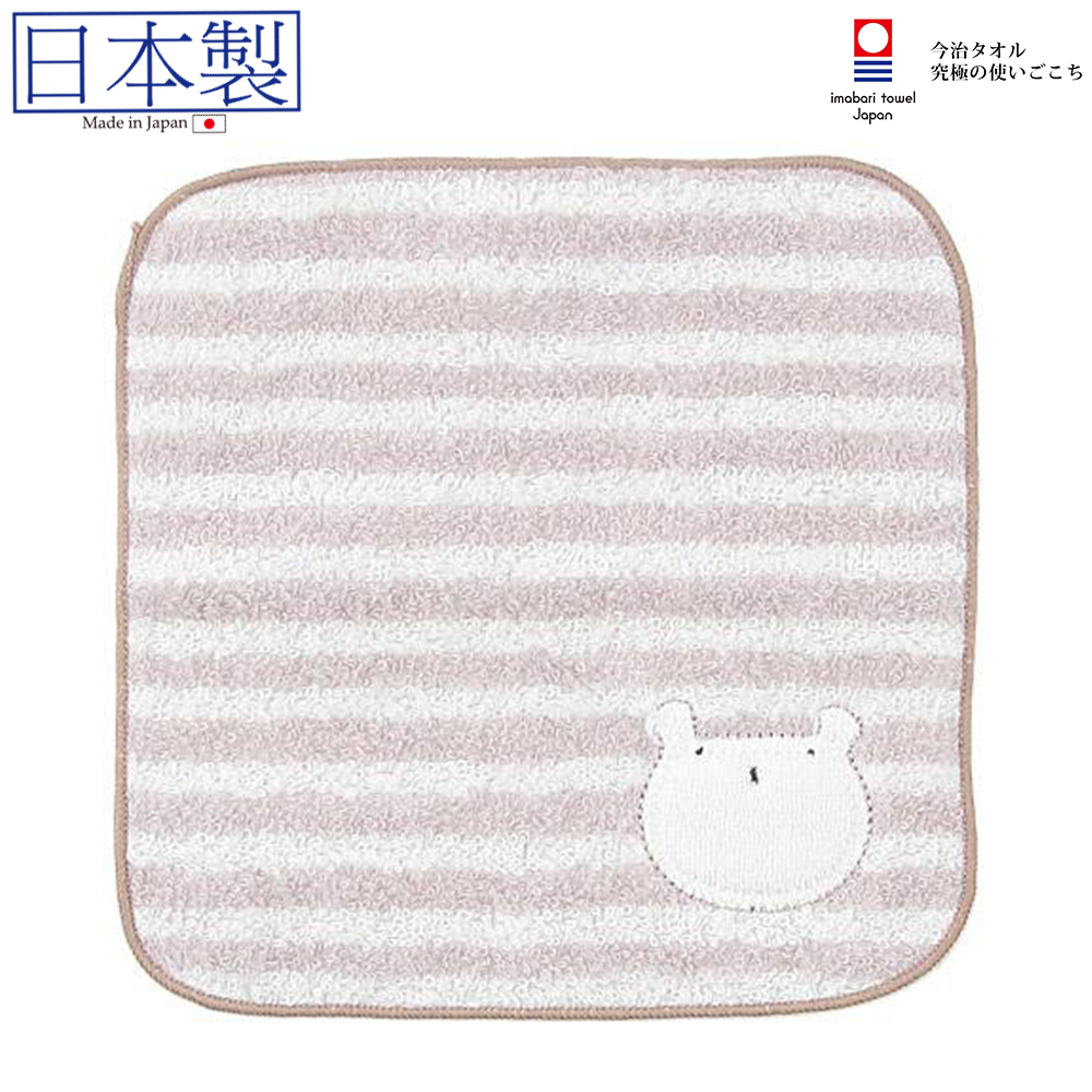 日本今治xSelbie Bambin 小鹿方巾 15x15 (灰色) (日本製)