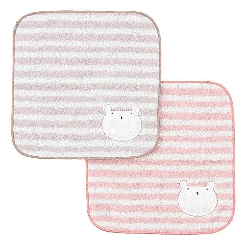 日本今治xSelbie Bambin 小鹿方巾 15x15 (粉紅色) (日本製)