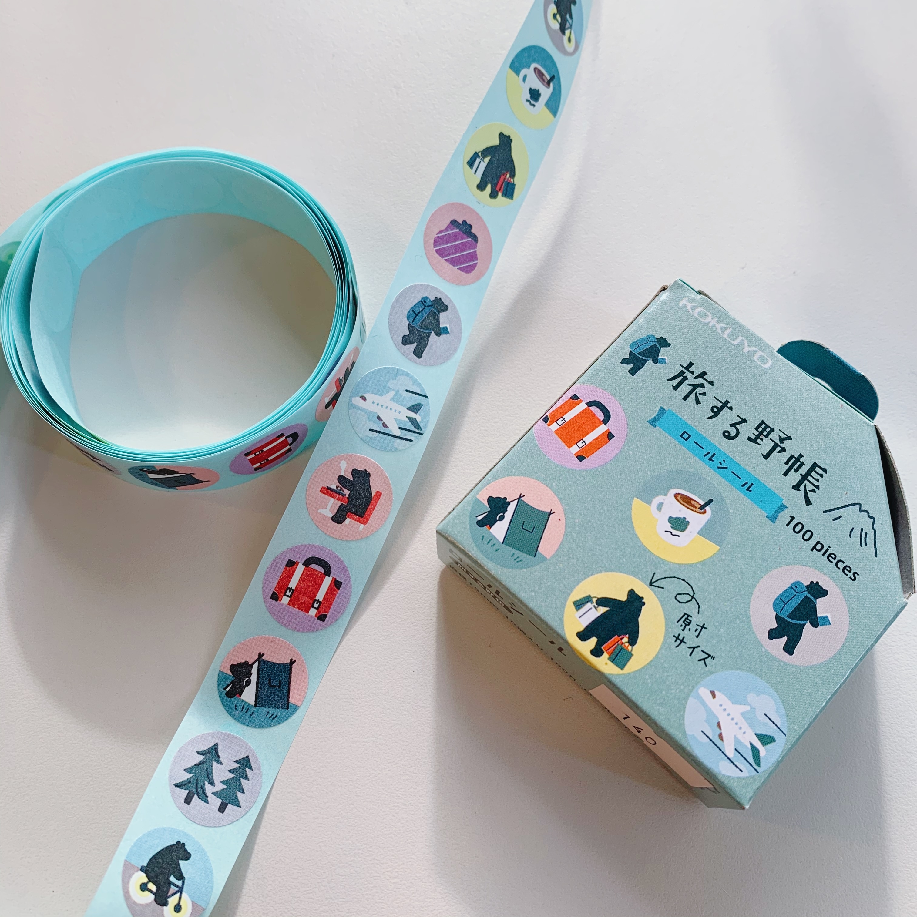 KOKUYO 旅行野帳系列 貼紙捲