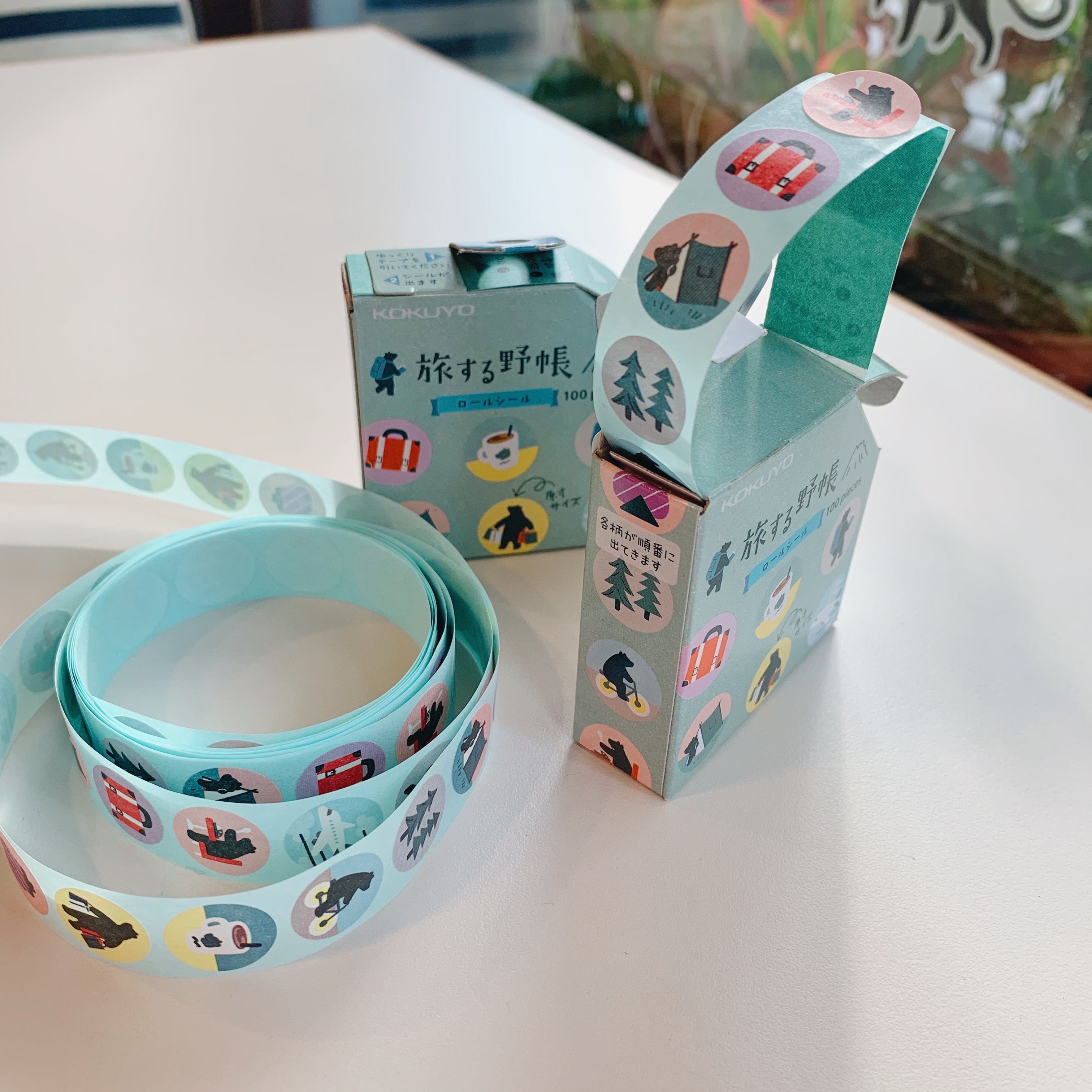 KOKUYO 旅行野帳系列 貼紙捲