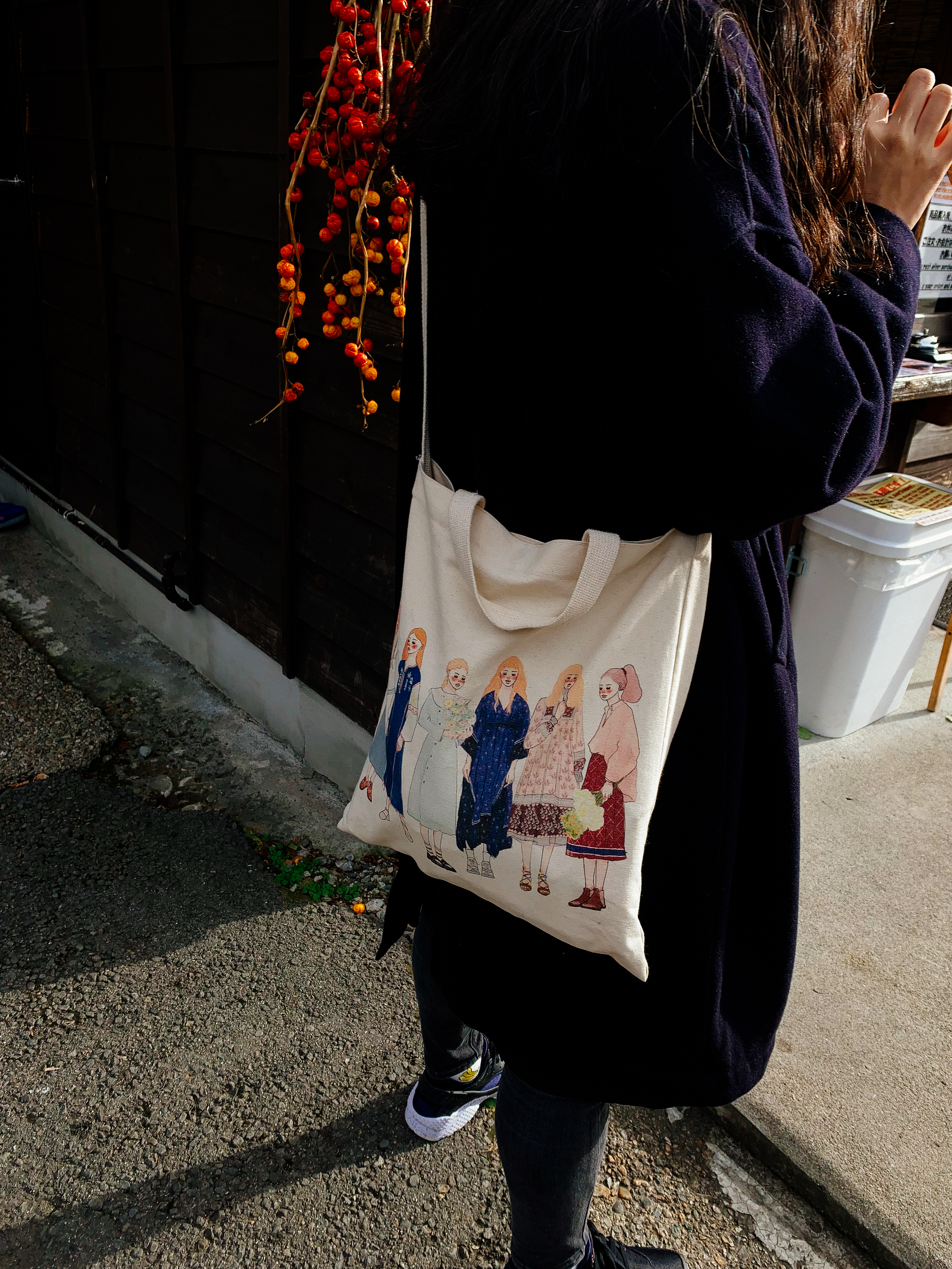 致親愛的 一起同行雙背帆布袋｜甜蜜生活