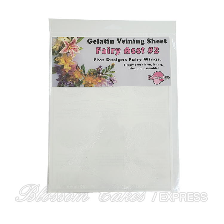 Gelatin Veining Sheet - Fairy Wing Assortment #2