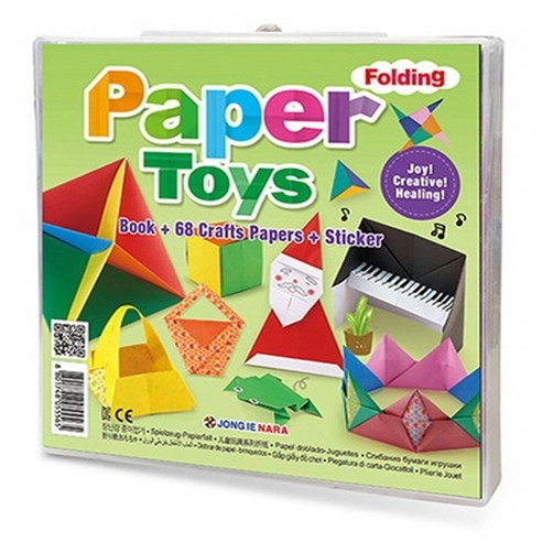 [親子活動] 韓國 68張 玩具主題 剪紙樂 (內含教學圖+貼紙)