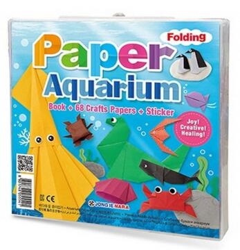 [親子活動] 韓國 68張 海洋動物 剪紙樂 (內含教學圖+貼紙)