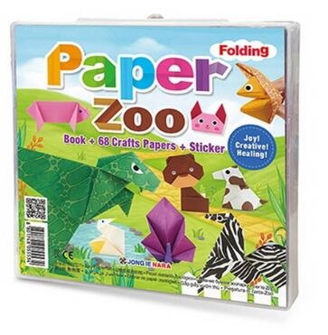 [親子活動] 韓國 68張 動物園 剪紙樂 (內含教學圖+貼紙)