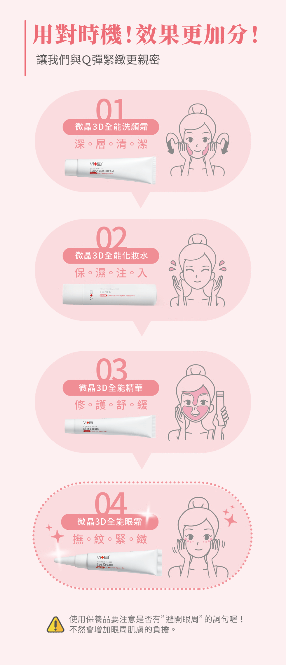 眼周保養用時機，效果更加倍