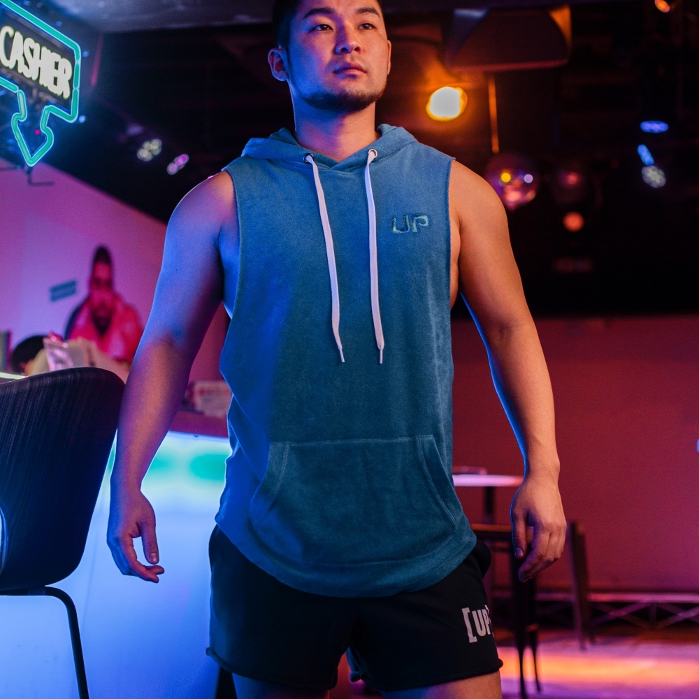 Cotton UP 全棉短褲 海軍藍