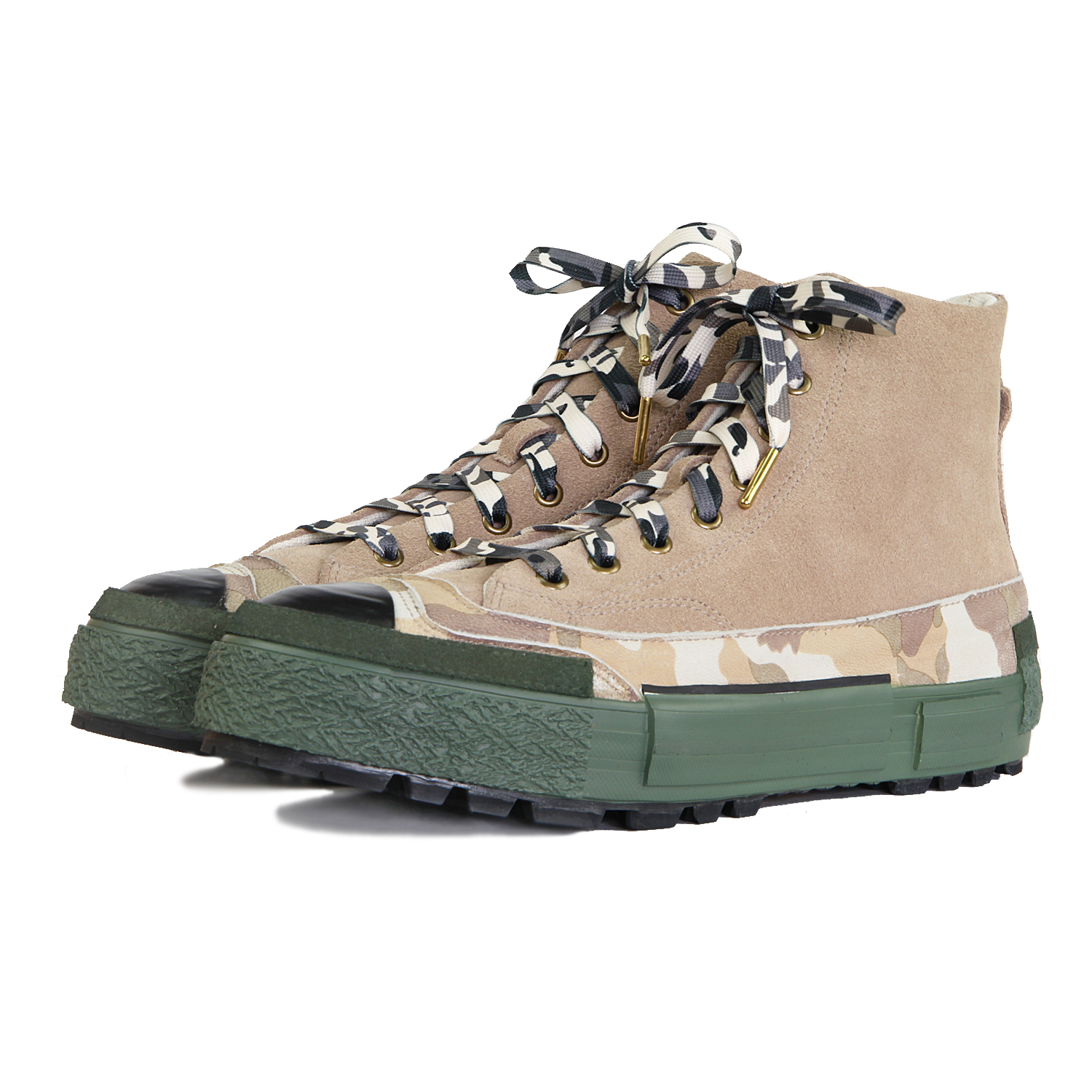Camo City Hiker M1217 Leather Sneakers