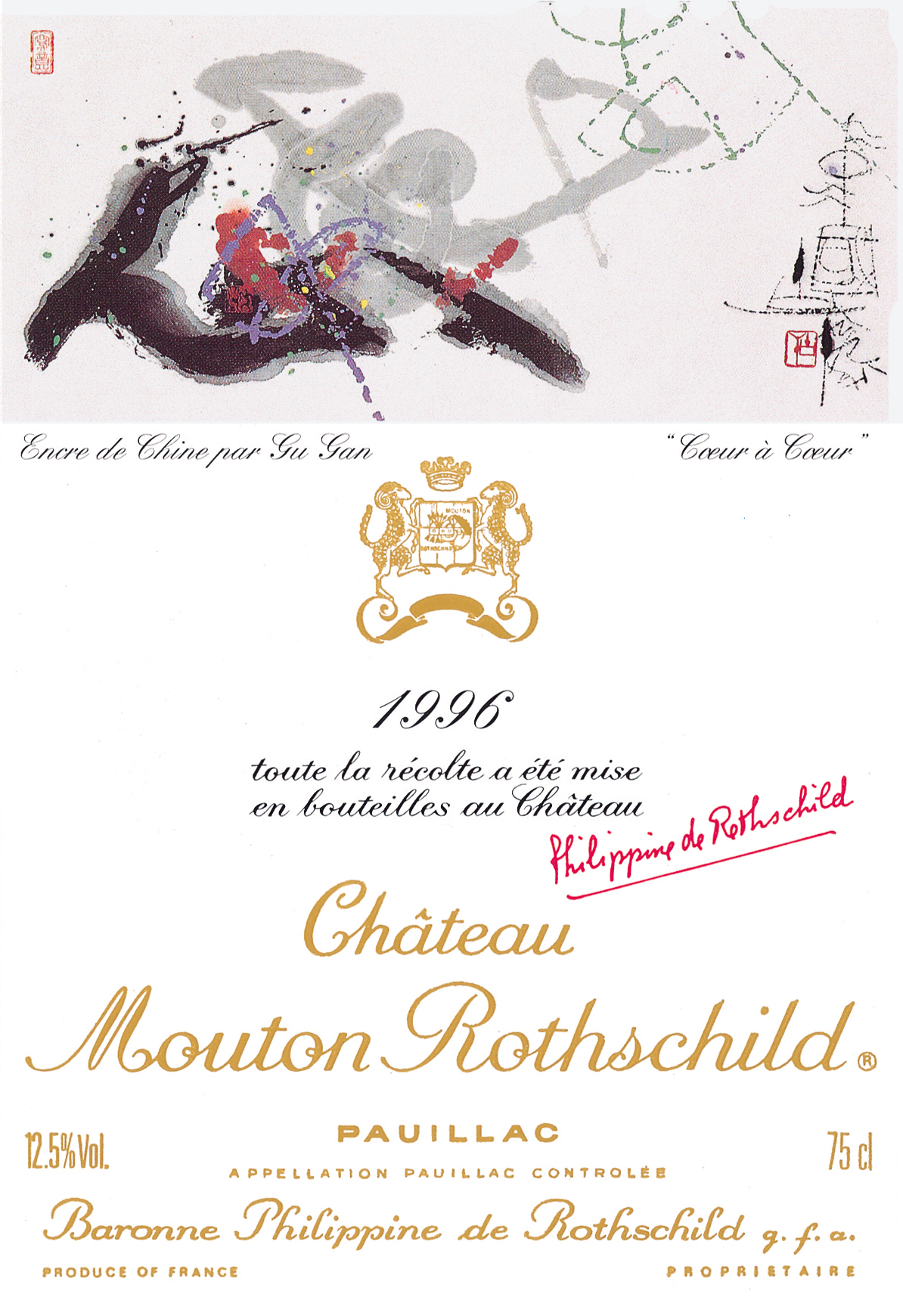 Chateau Mouton Rothschild 1996 (RP96)