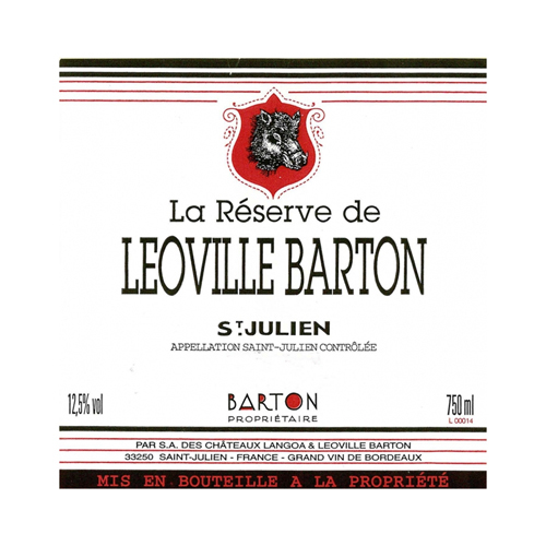La Reserve de Leoville Barton 2015 (WS91)