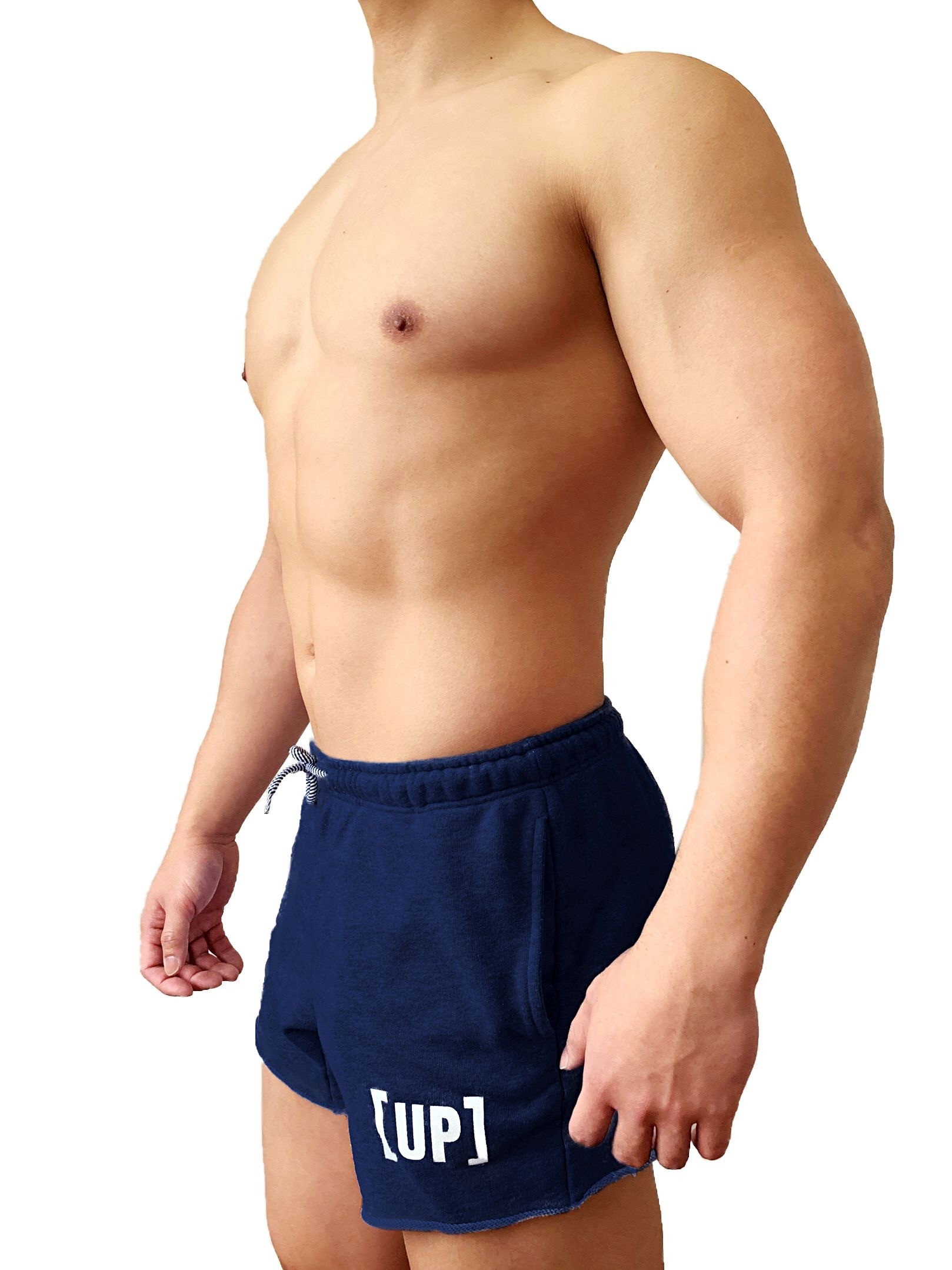 Cotton UP 全棉短褲 海軍藍