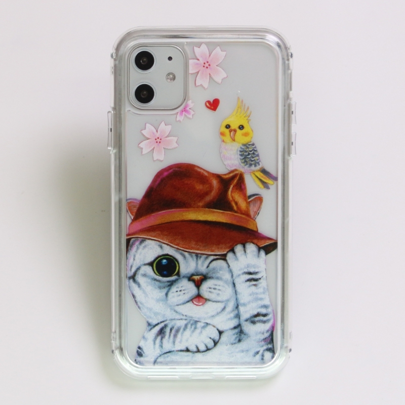 <iPhone> 牛仔斑斑-透明底 極空戰甲 彩雕