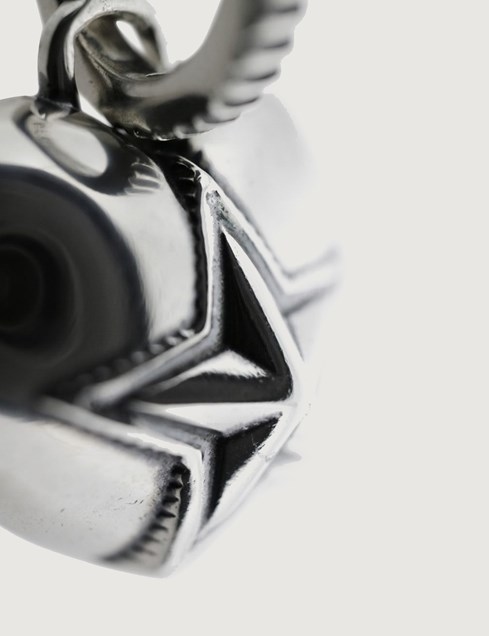 Heart and Sheriff Star Pendqant