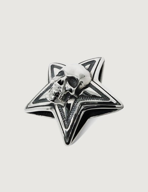 Double Face Skull Star Pendant