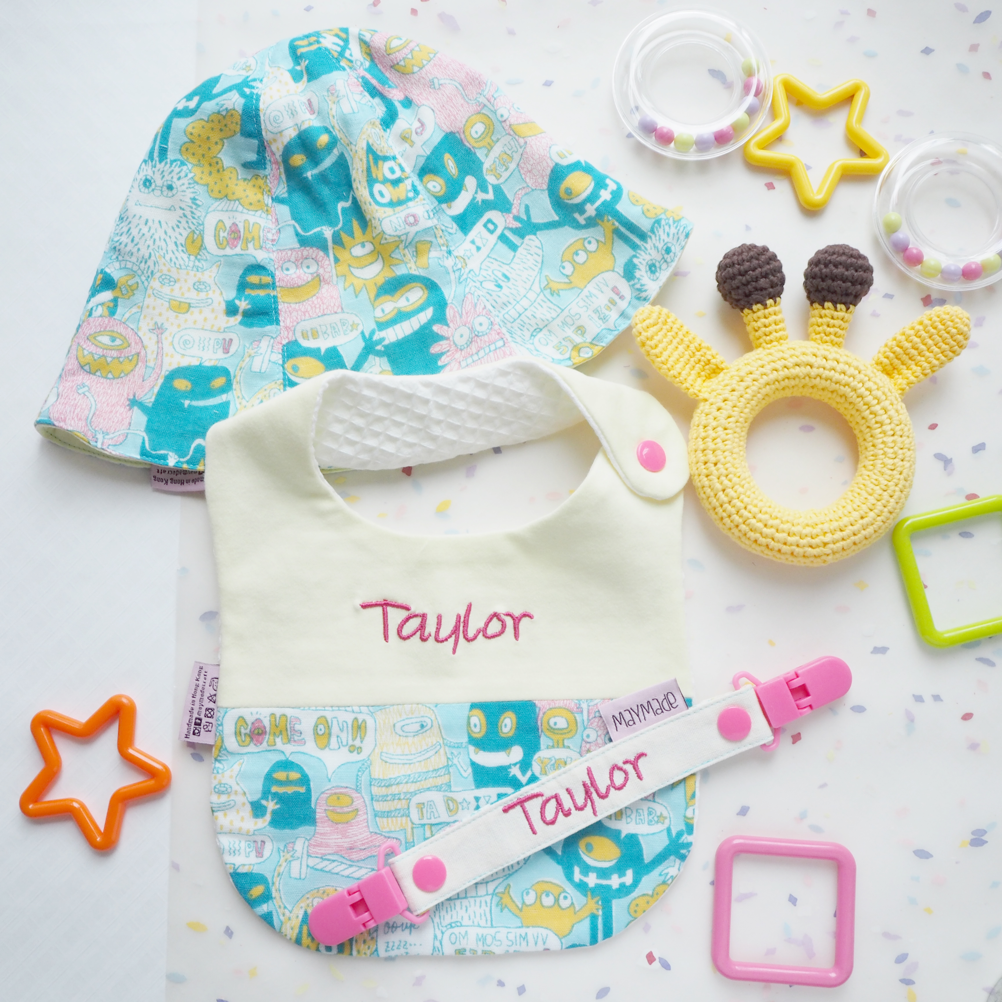 嬰兒禮盒 A 【可自選一款圖案】↓↓↓請務必仔細閱讀以下商品敍述內容↓↓↓