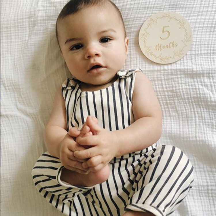 PEHR - 有機棉質連身褲（Ink Blue）