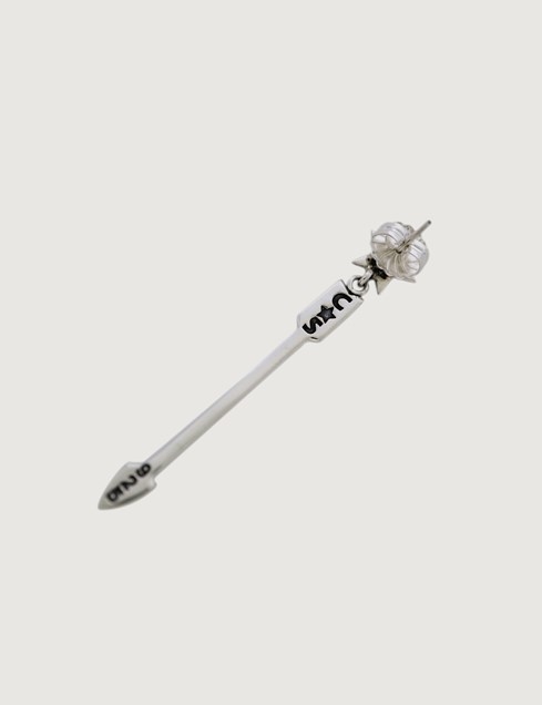 Short Arrow Dangling with Spike Star Earring