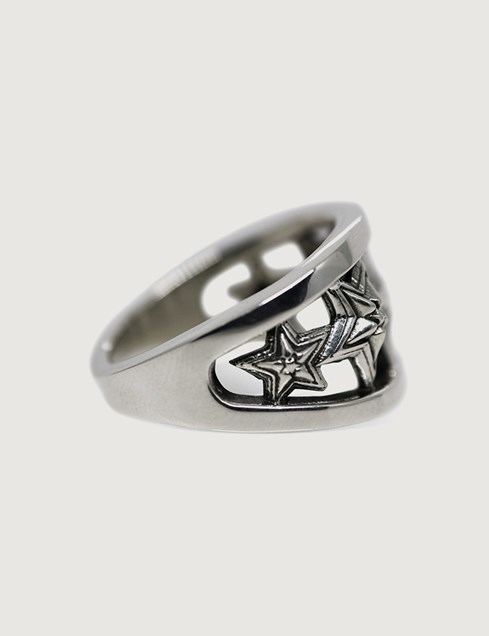 5 Star in Star Cut Out Ring