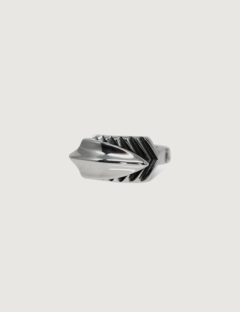 Over wrapping Single Arrow Ring