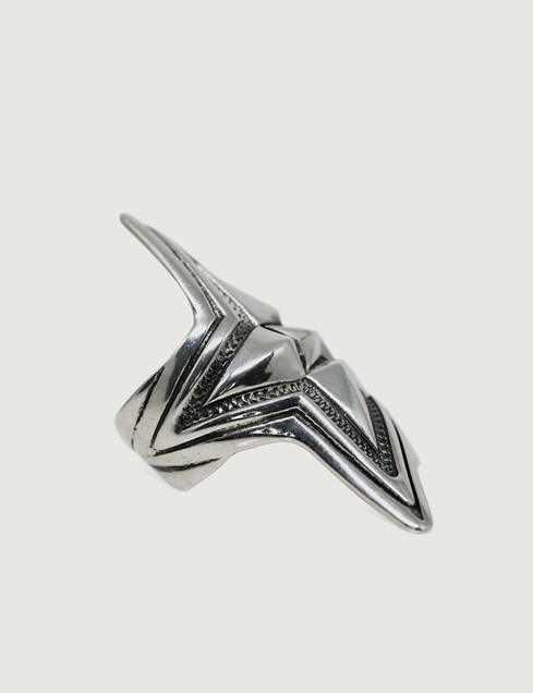 Extra Large Depp Star in Star Ring