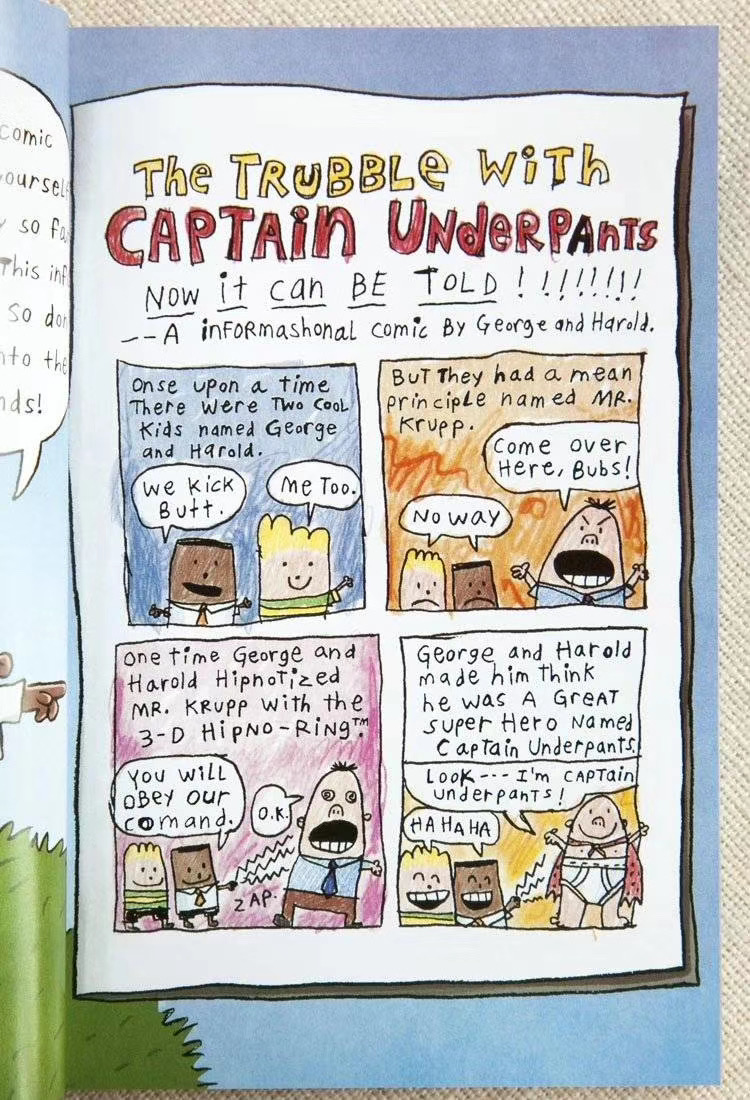 The Adventures of Captain Underpants Collection COLOR COLLECTION , 8 books