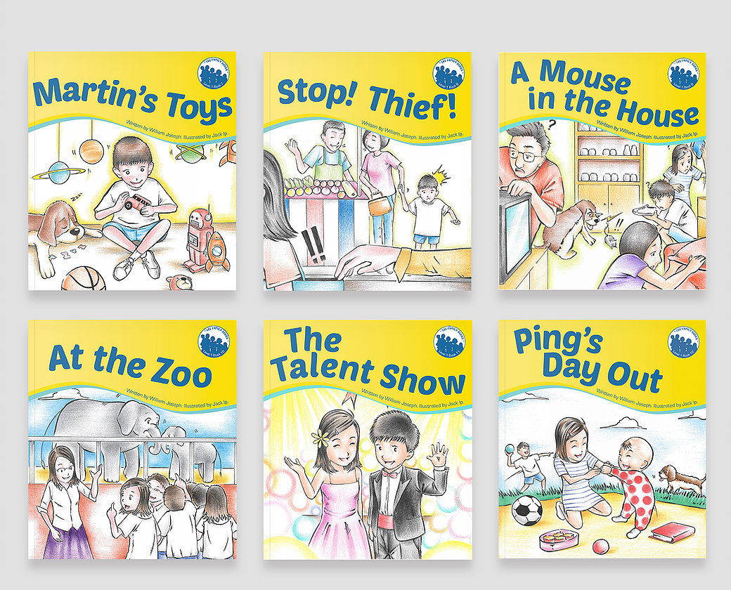 The Lee Family Series level 1 , books 1-12