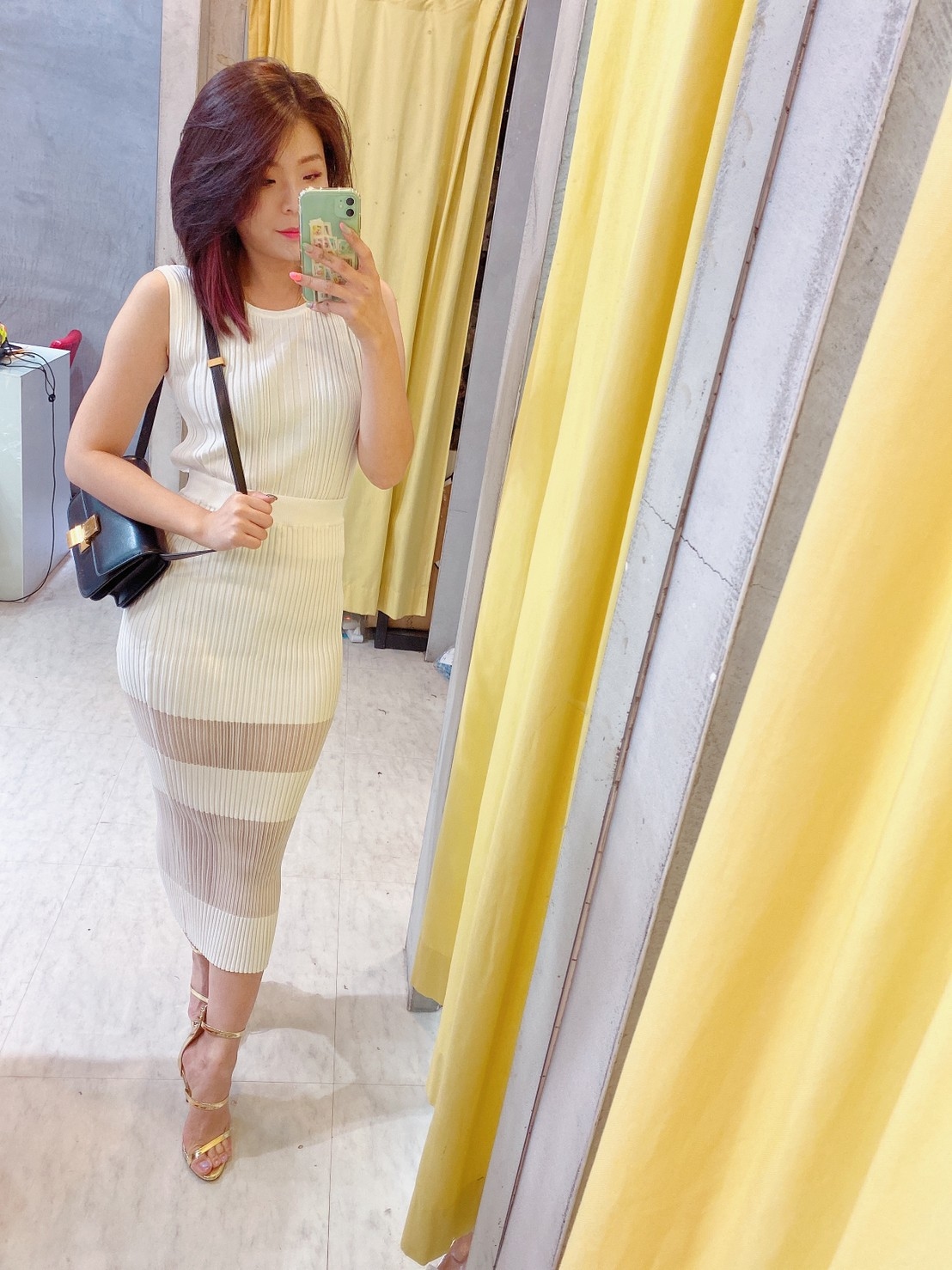 冰絲針織套裝（可單買）(黑/白)