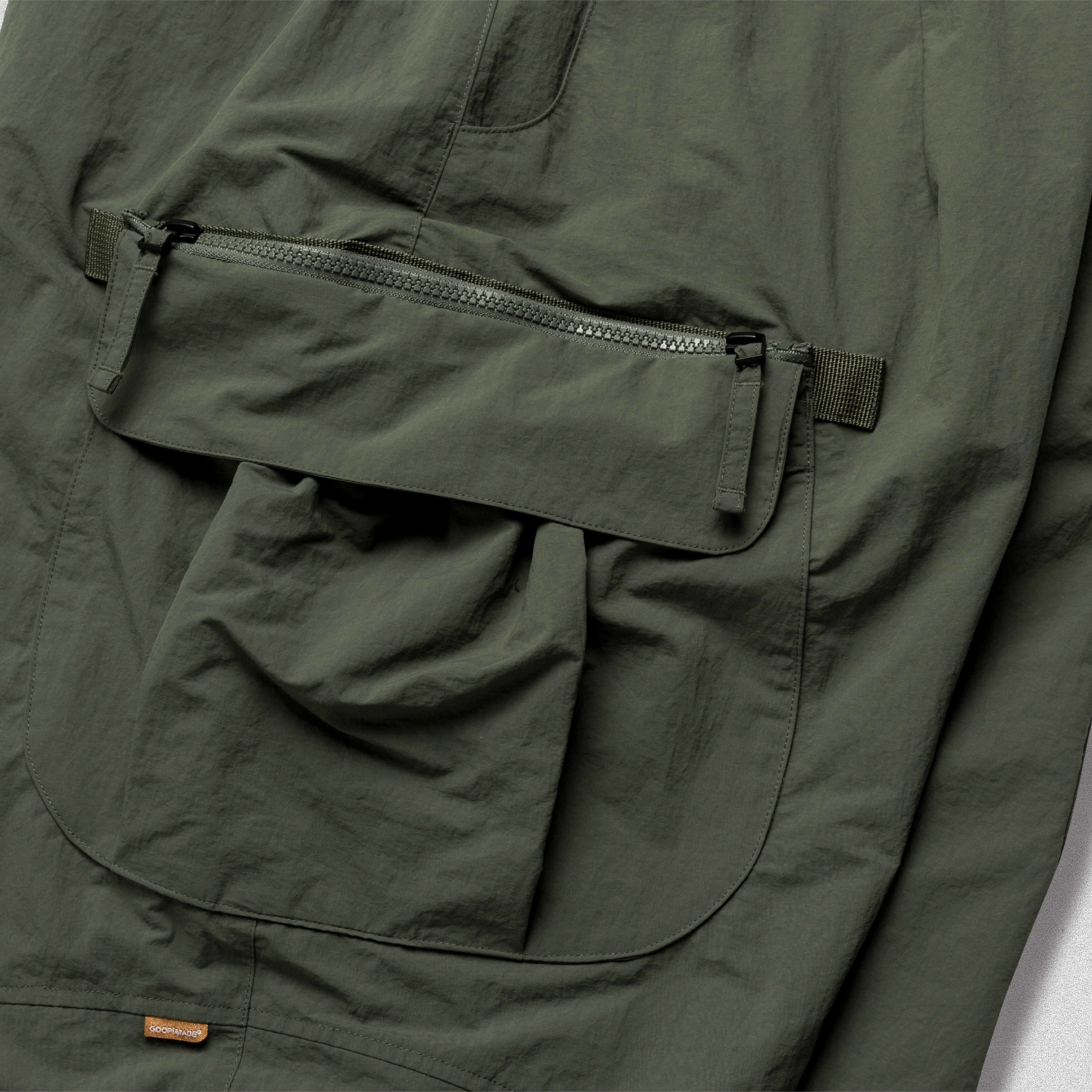 MT-03” Wide Cargo Pants - Sage Green
