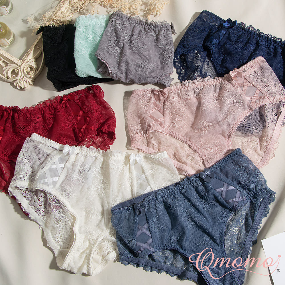 Qmomo【Le Fenni】Lace Pantie (8 Colors)