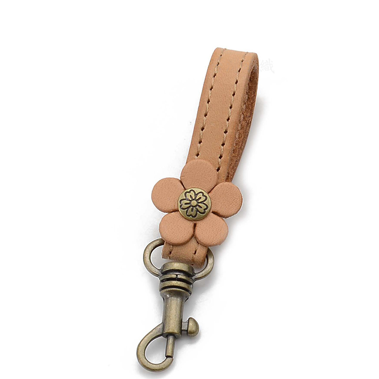 真皮花朵小吊飾【有3種顏色可選購】