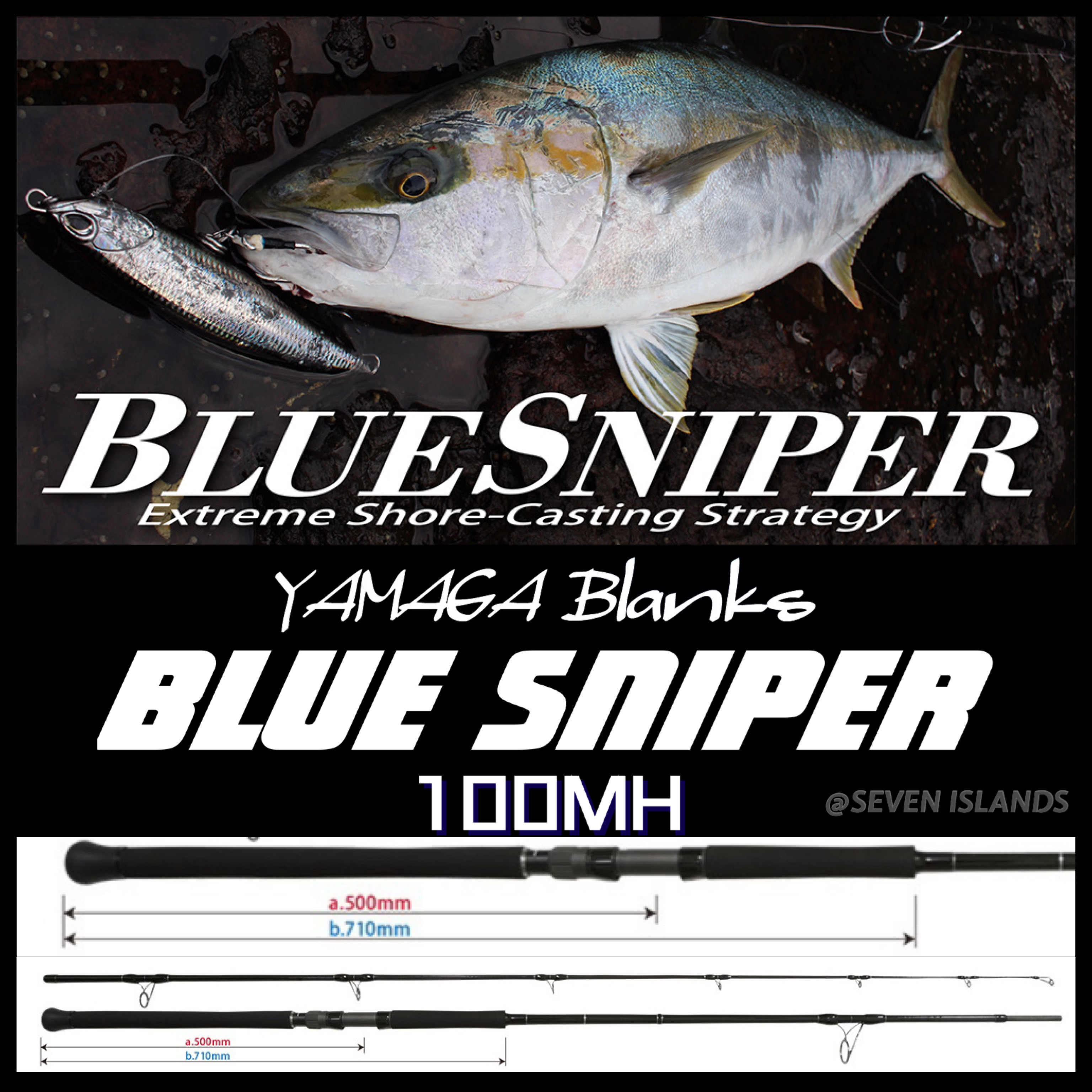 YAMAGA BLANKS BLUE SNIPER EXTREME SHORE-CASTING STRATEG