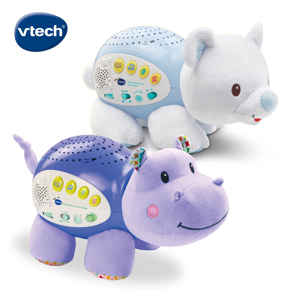 Vtech 星空投射音樂北極熊/河馬
