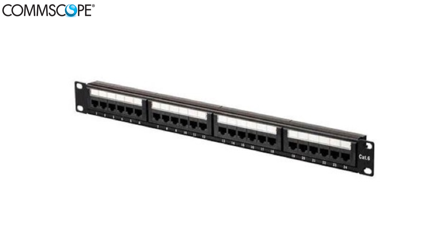 COMMSCOPE Cat.6 Patch Panel 24port