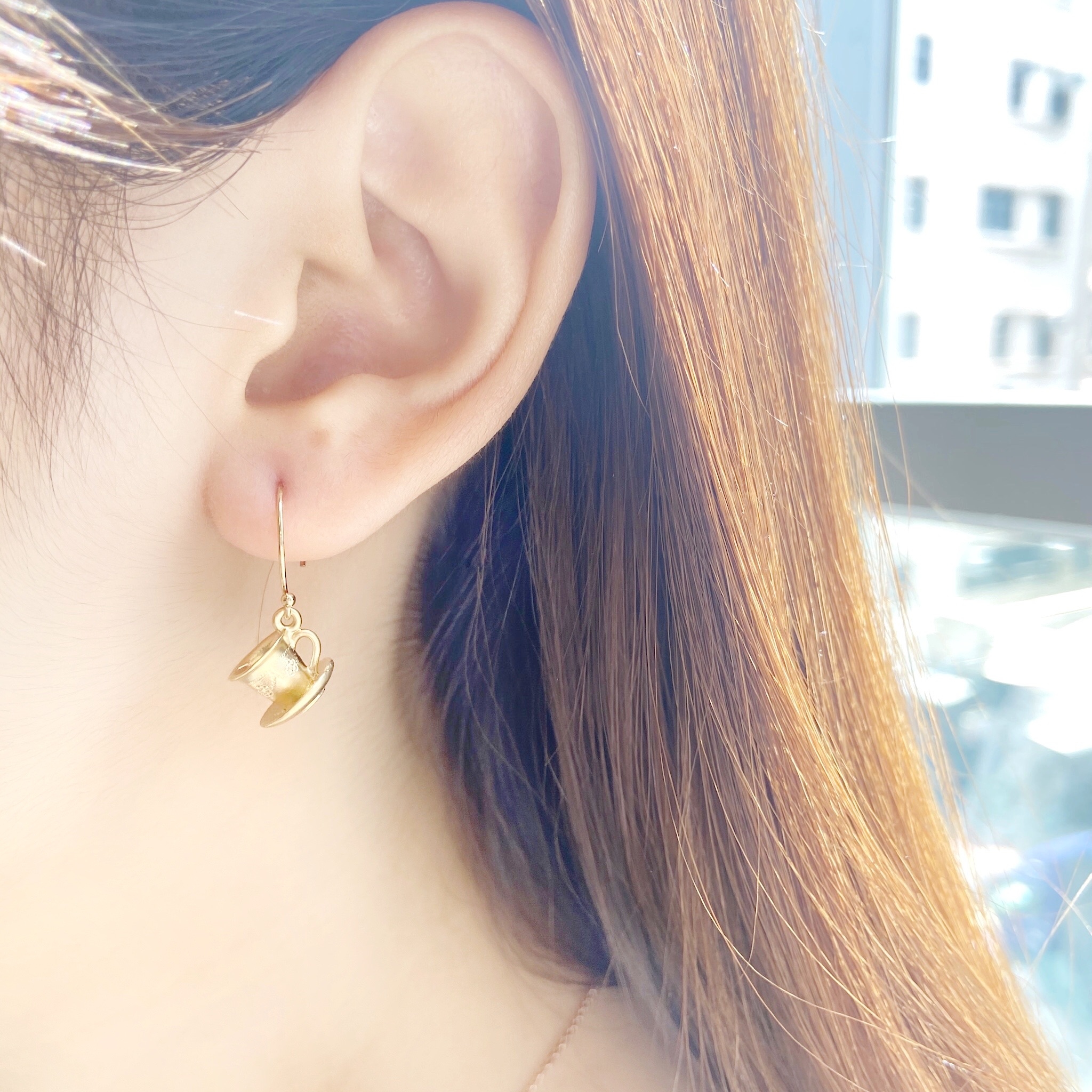 | 925銀・14k金丨 下午茶耳環 | EA0202 |