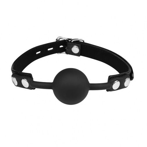 Chisa 《Be Quiet》 Ball Gag - Black 黑色口塞