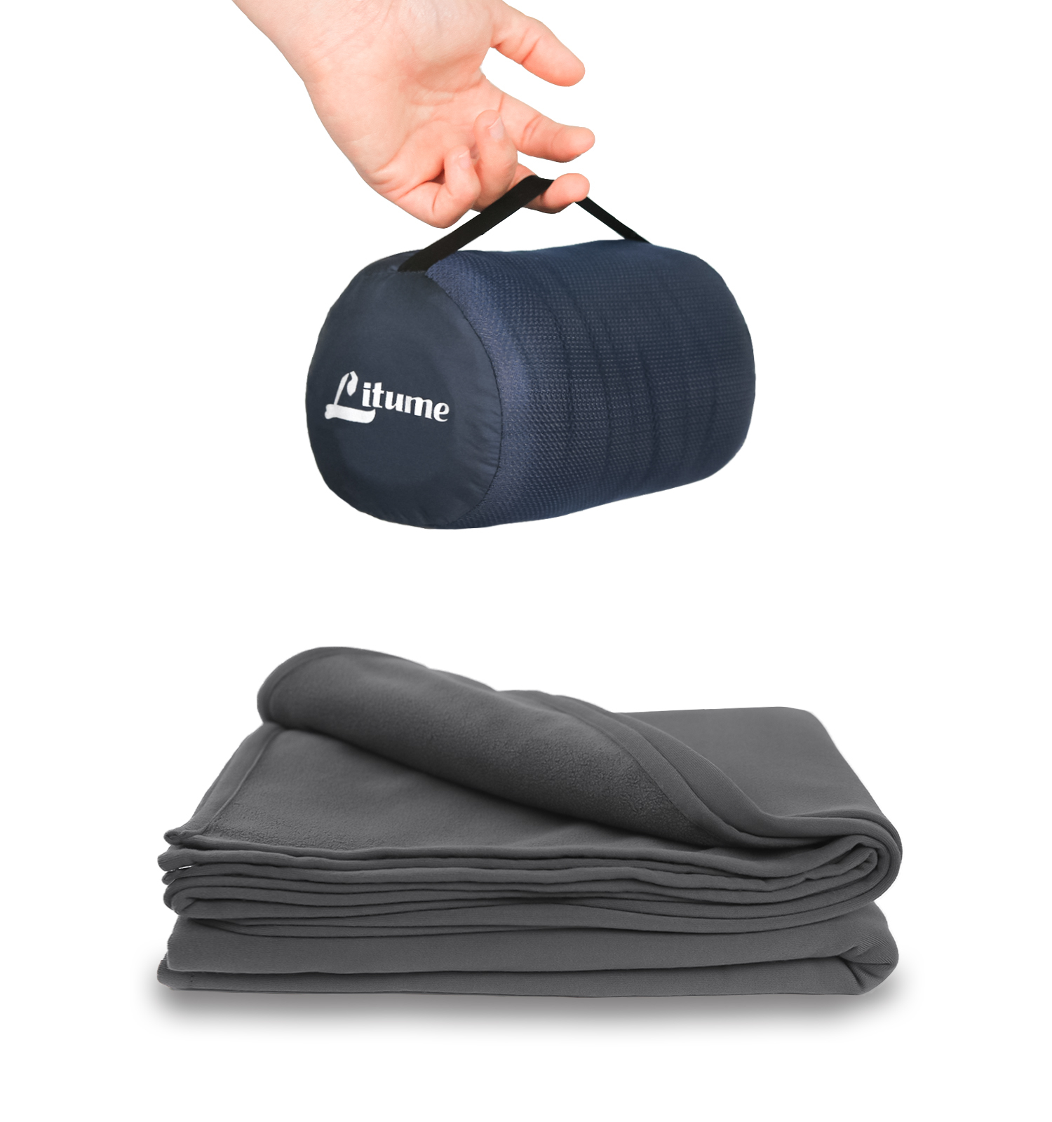 Fleece Travel Blanket (E651) | Litume