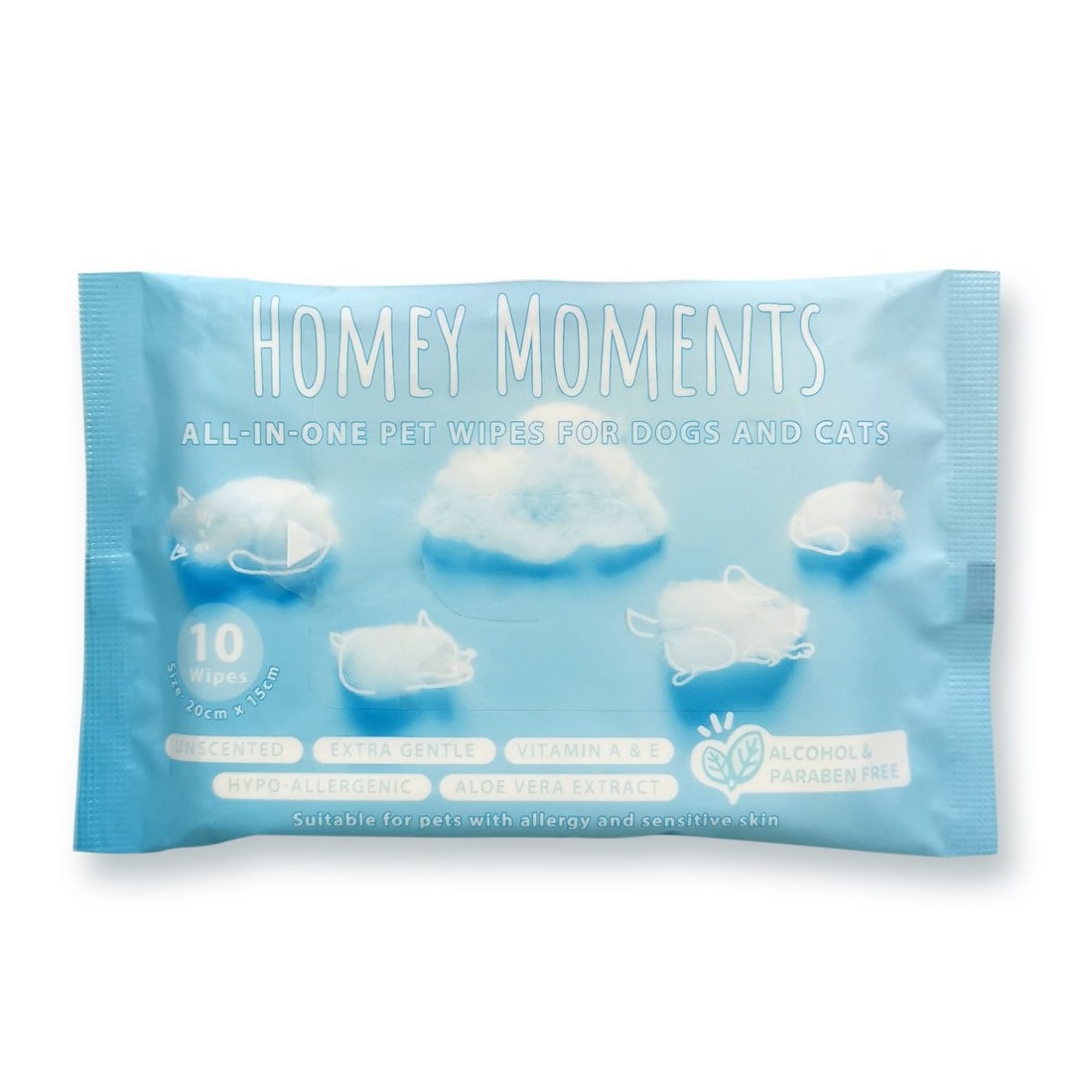 HOMEY MOMENTS 低敏柔軟濕紙巾 10片