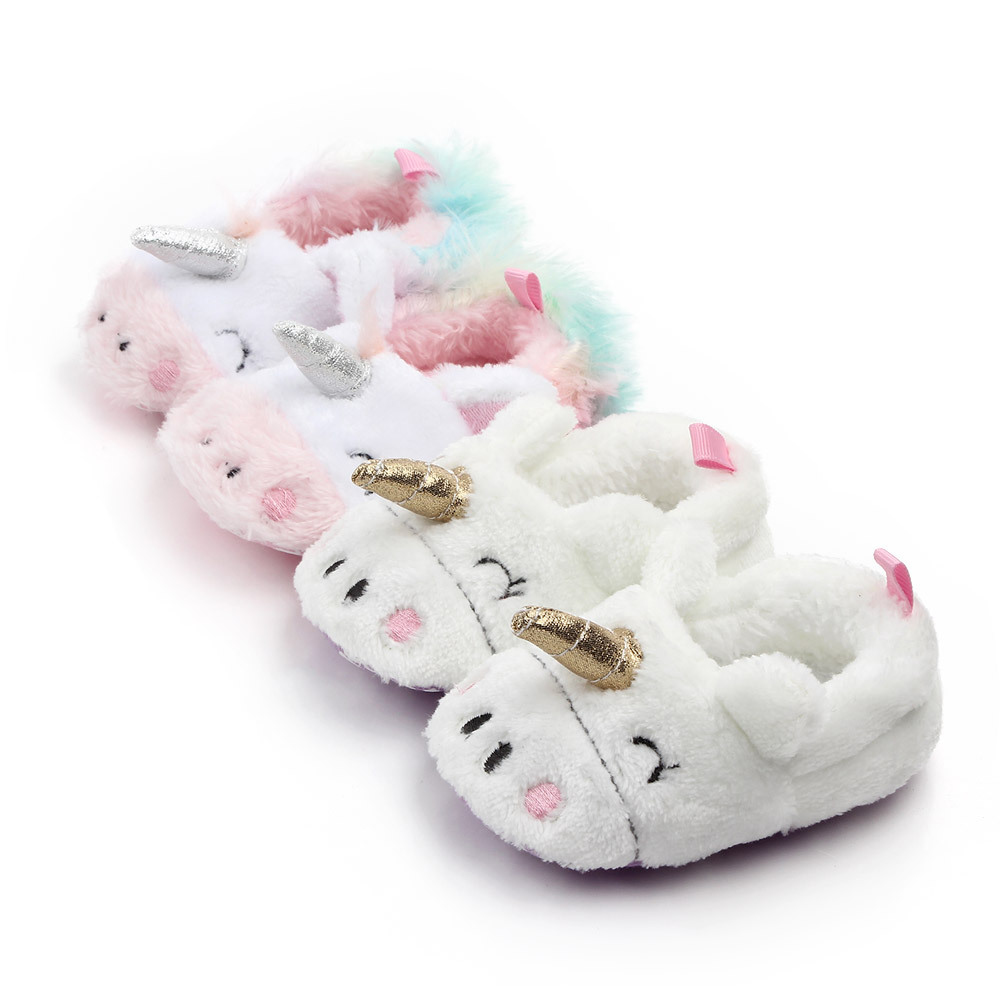 unicorn furry shoes