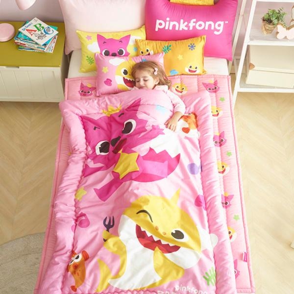 Pinkfong Baby Shark抗菌棉被 + 床墊  [不包枕頭及枕頭套, 但可另加購]