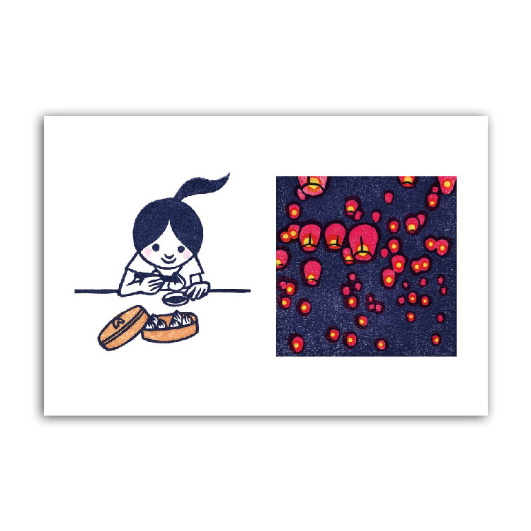 Ayaco愛台灣明信片・天燈