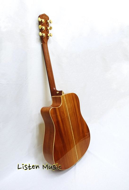 Veelah Veelah V7-SAS-DC 全單板 民謠吉他 木吉他 (附原廠硬琴盒、配件包) 第 3 張圖片｜三峽吉他 / Bass