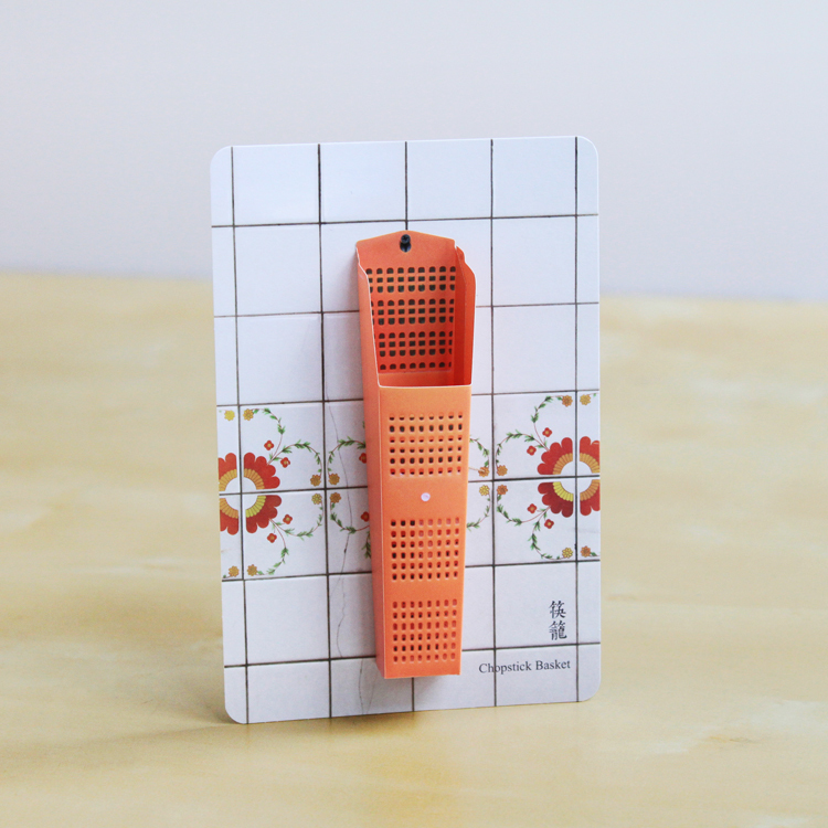 台灣小器氛明信片・筷籠