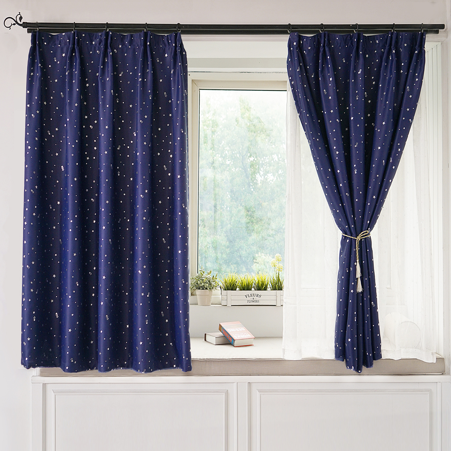 璀璨星空 • 雙層窗簾