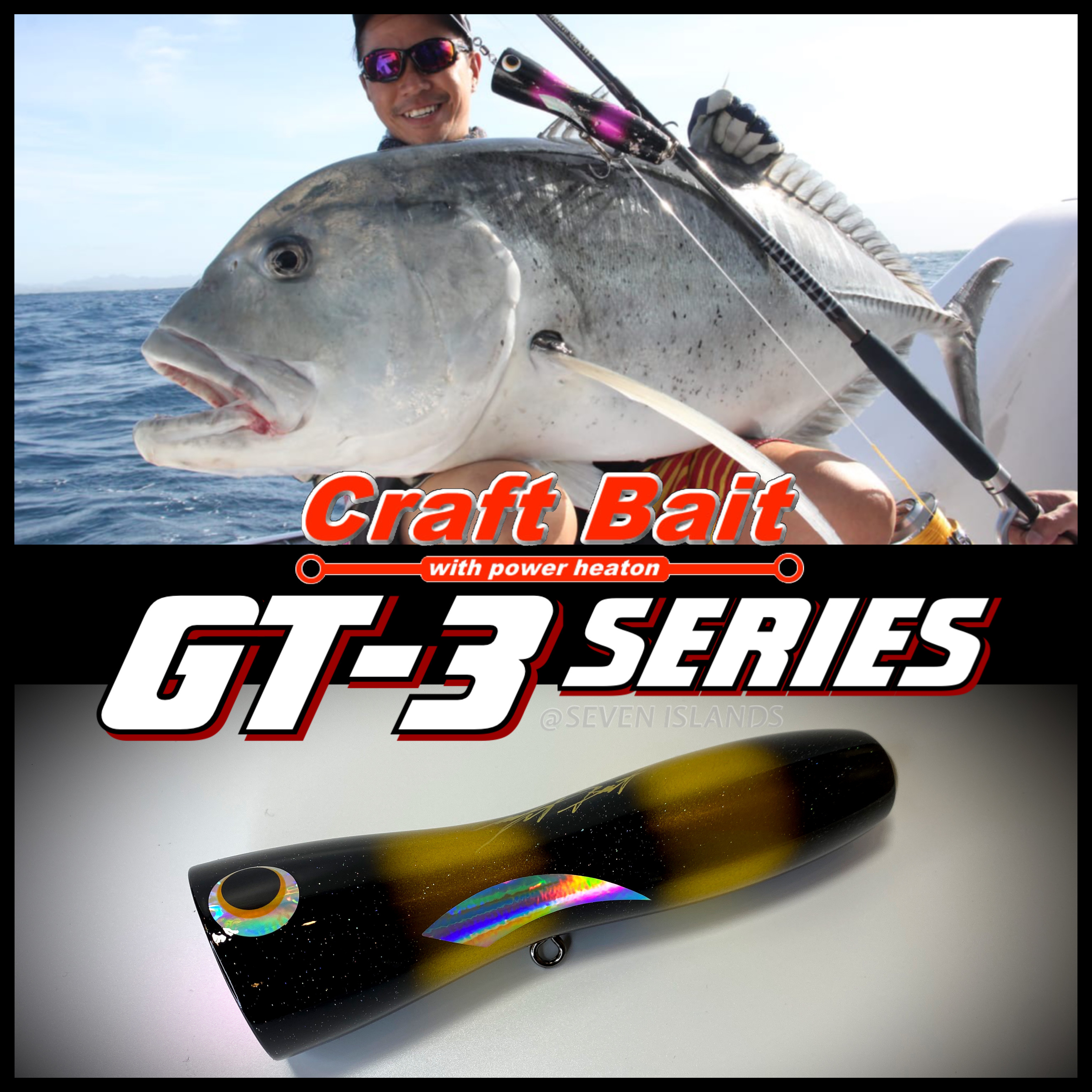 CRAFT BAIT GT-3 POPPER SERIES