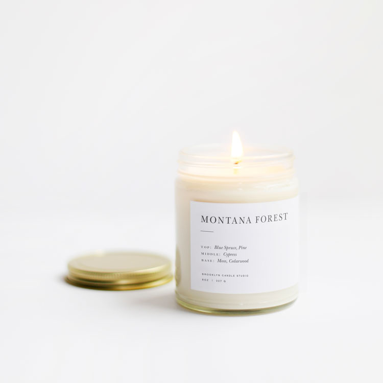 Brooklyn Candle Studio Montana Forest 蒙大拿森林極簡香氛蠟燭